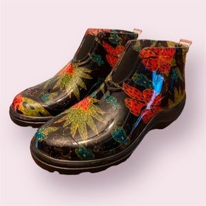 Sloggers Women's Waterproof Rain Garden Ankle Boots Size 8 NWOT